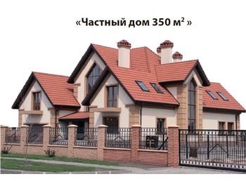 Частный дом 350 м<sup>2</sup>: годовые потребности дома в тепле и стоимость его эксплуатации при использовании разных источников тепла.