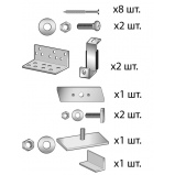 Дополнительный монтажный комплект на базе крышных браслетов (< 0°) для установки 3-его коллектора MFK 001