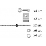 Монтажный комплект на базе универсальных анкеров (<0°) для установки коллекторов MVK 001 (2 точки)