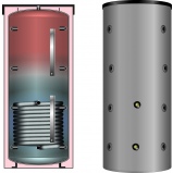 Мультибуферные аккумуляторы тепла c встроенным гладкотрубным теплообменником PS-GWT ECO 500 – 1500 л