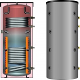 Слоистые мультибуферные аккумуляторы тепла SPSX-G/SPSX-2G со встроенным 1 или 2 теплообменниками